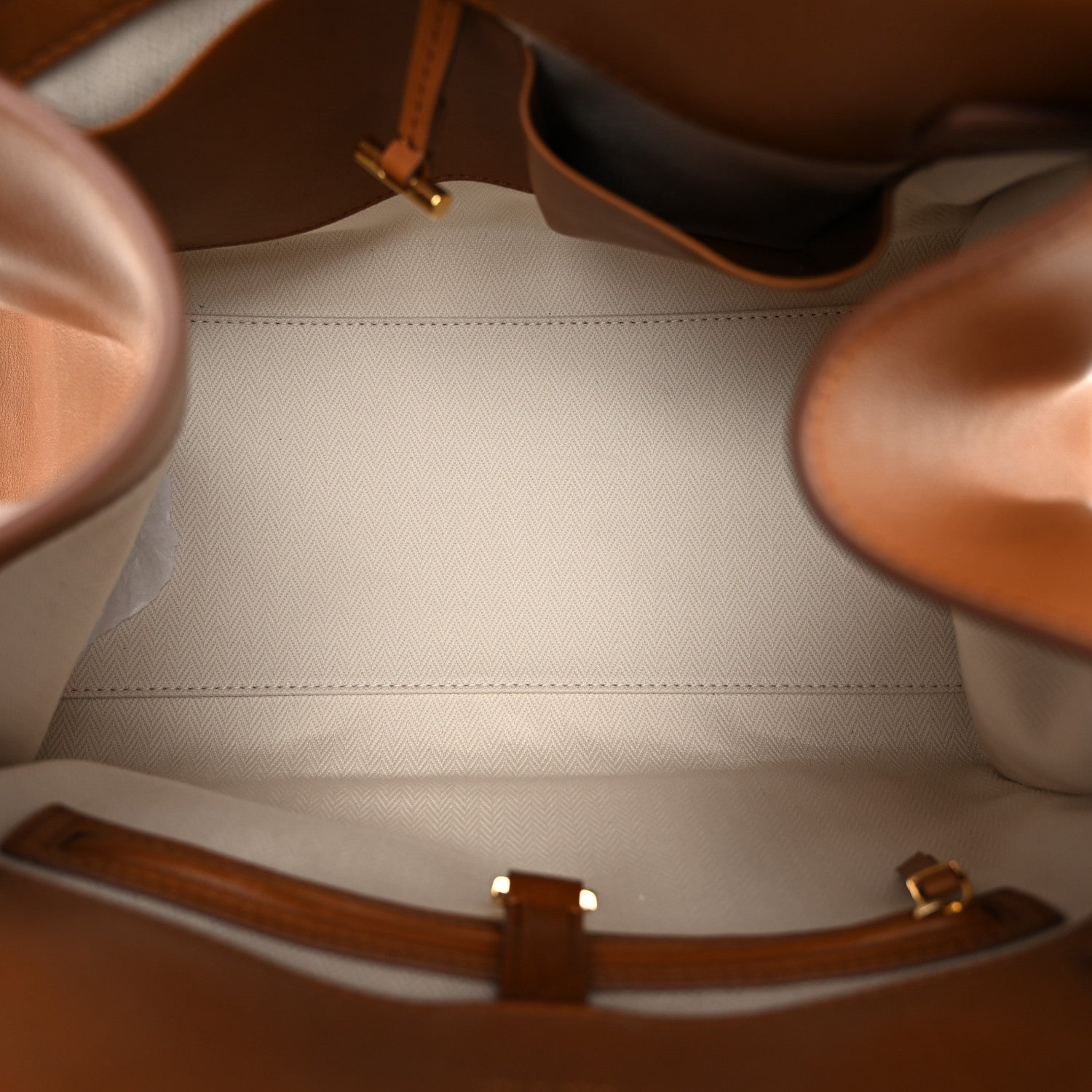 The Row Polished Saddle Calfskin Soft Margaux 12 Cuir 5 of 10