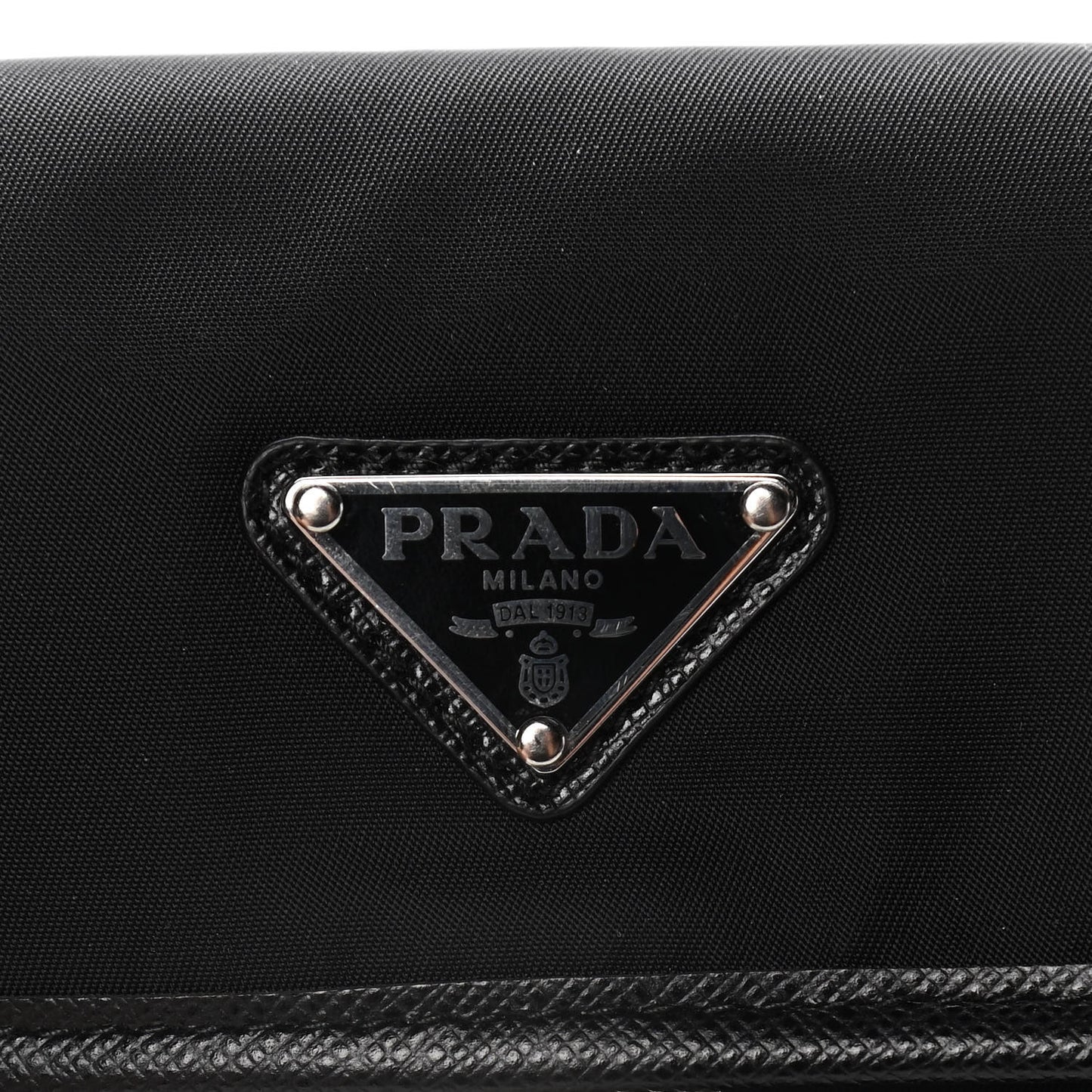 Re-Nylon Saffiano Smartphone Case Crossbody Black