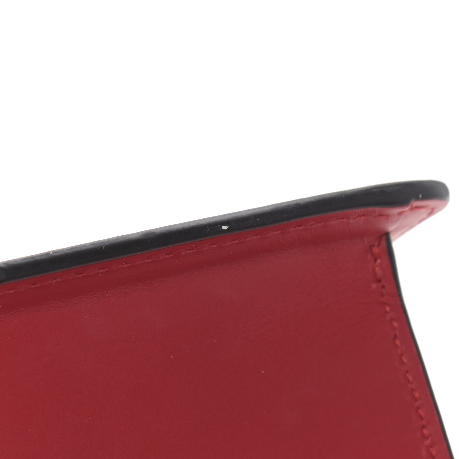 Gucci Calfskin Mini Sylvie Top Handle Bag Hibiscus Red 11 of 11