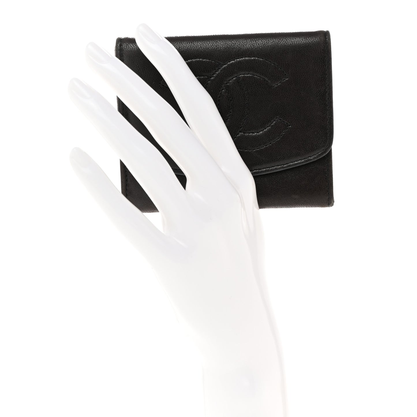 Lambskin Timeless CC Flap Wallet Black