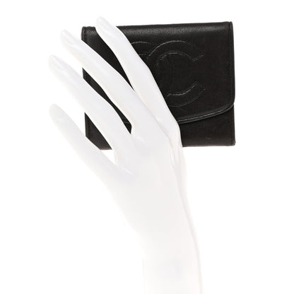Chanel Lambskin Timeless CC Flap Wallet Black 2 of 16