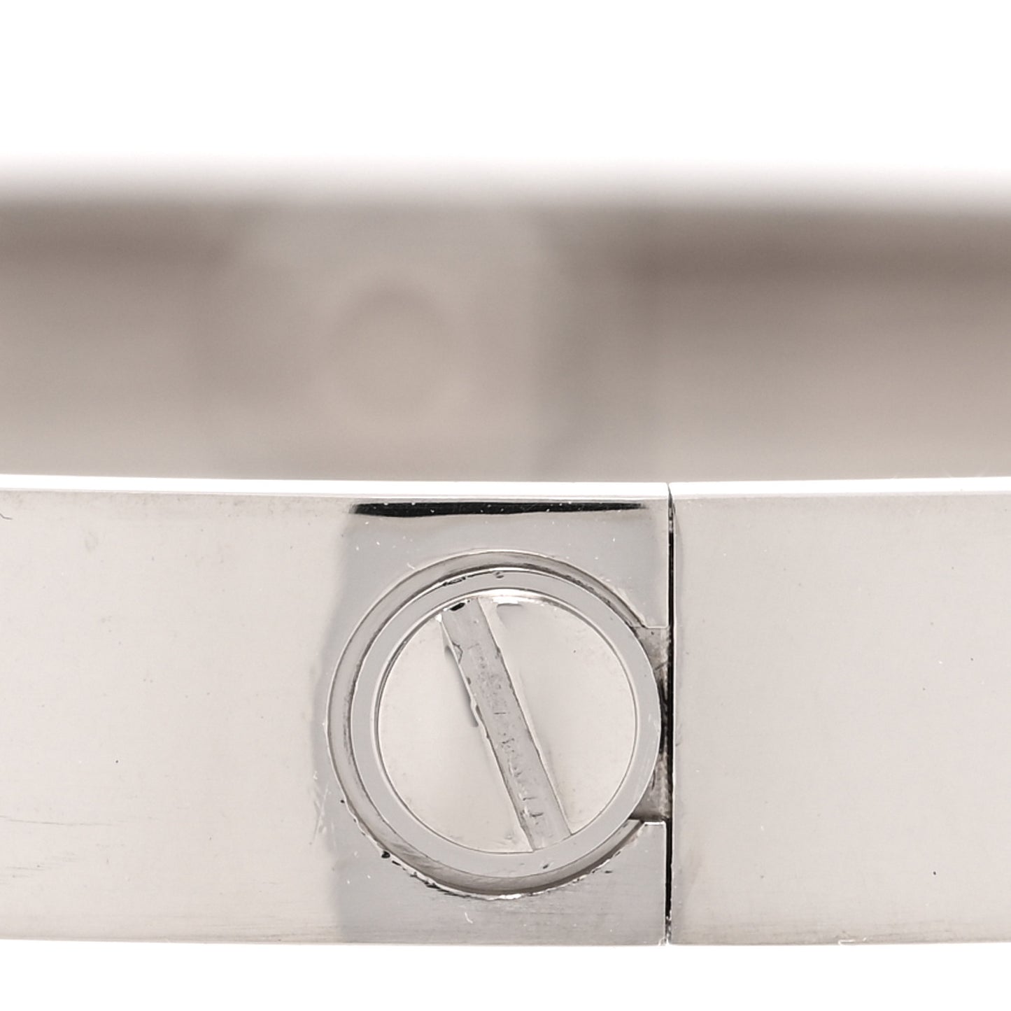 18K White Gold LOVE Bracelet 19