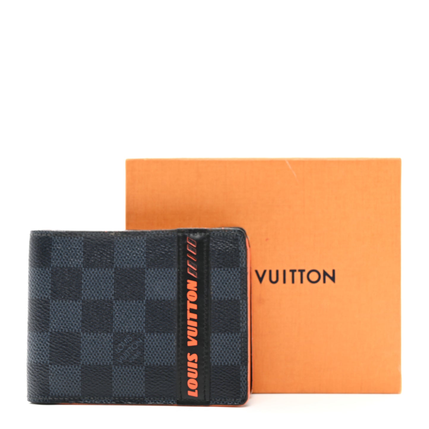 Damier Cobalt Race Multiple Wallet