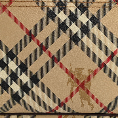 Burberry Haymarket Check Pochette Tan 8 of 12