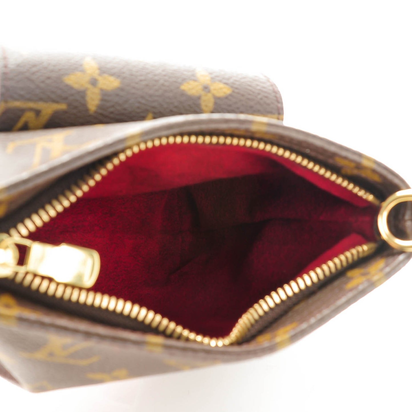 Monogram Partition Wristlet