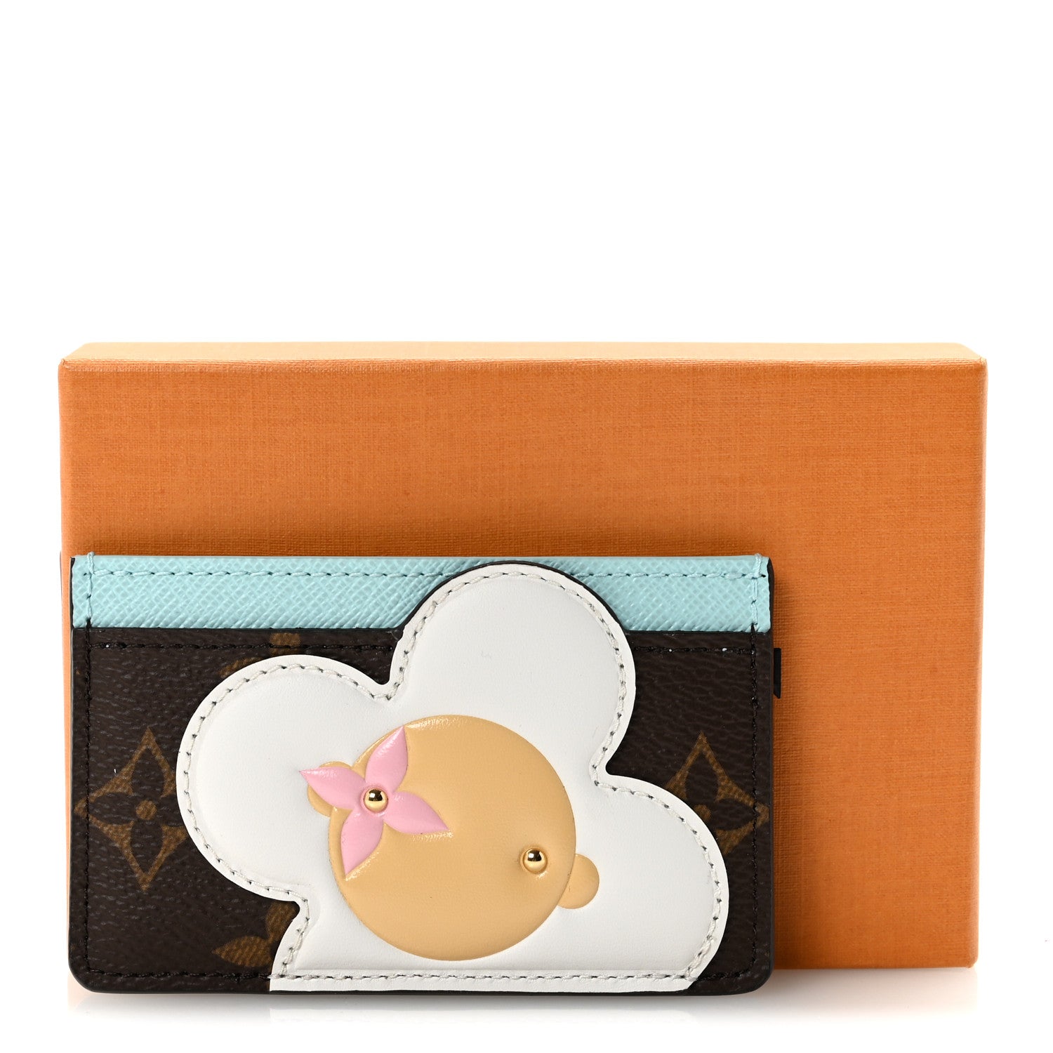 Louis Vuitton Monogram Vivienne Card Holder Animation Blue 7 of 7