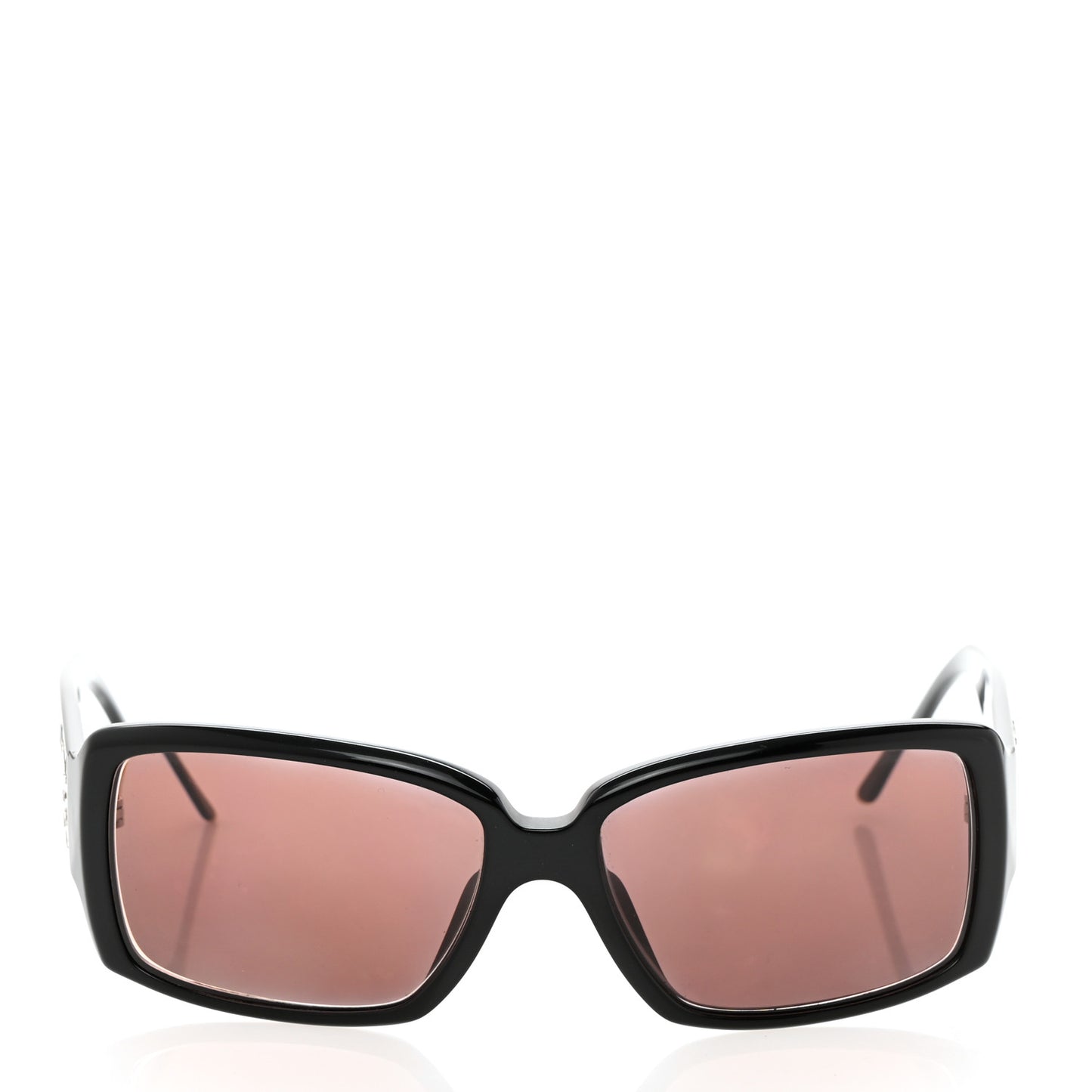 Crystal Baguette Prescription CC Sunglasses 5114-B Black