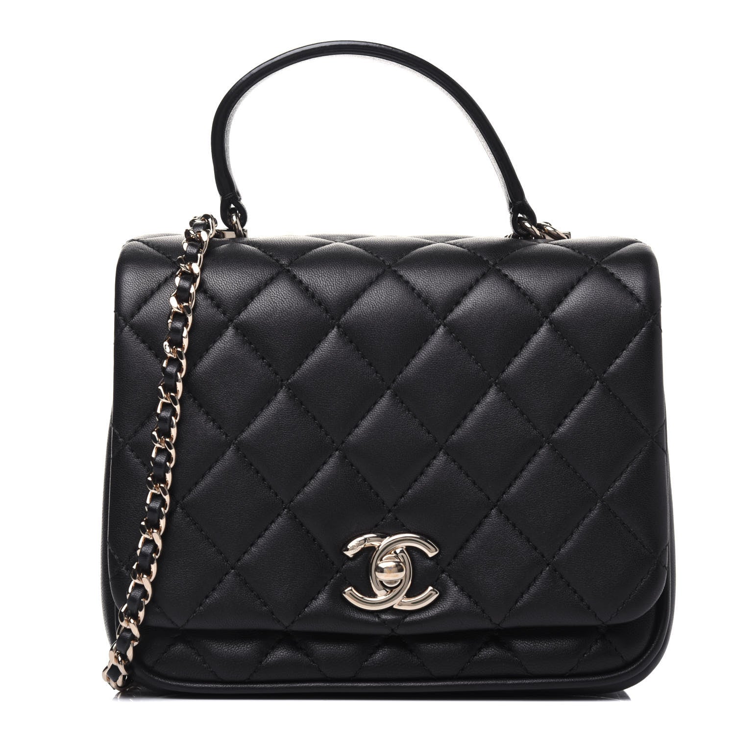 Chanel Lambskin Quilted Mini Citizen Chic Flap Black 1 of 19