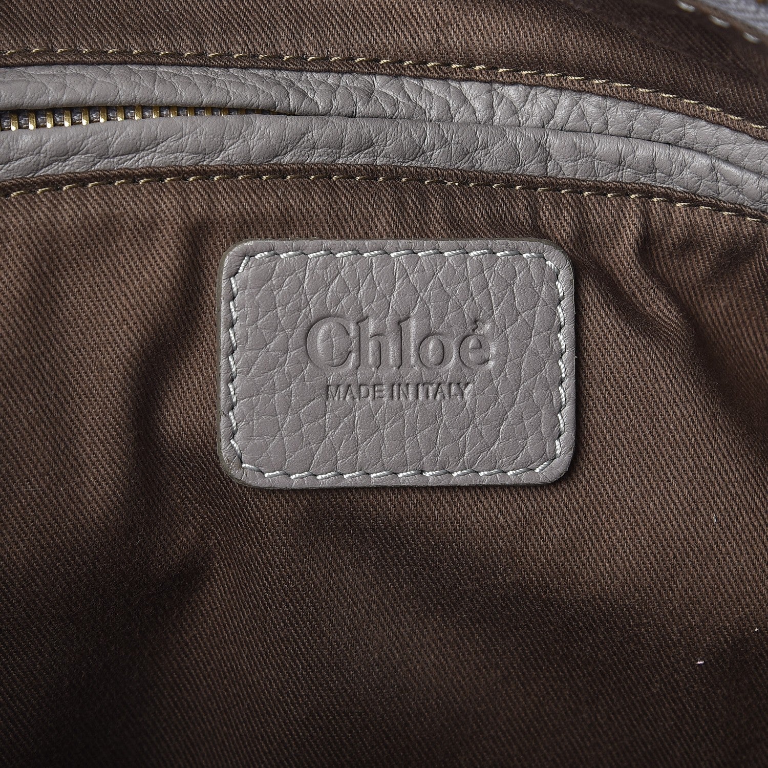 Chloe Calfskin Medium Marcie Satchel Cashmere Grey 6 of 7