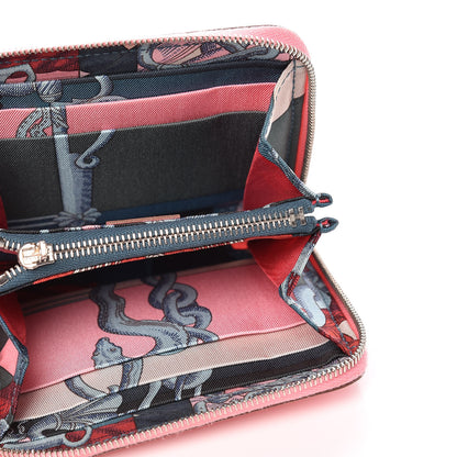 Hermes Epsom Silk'in Compact Wallet Rose Confetti Colvert 5 of 12