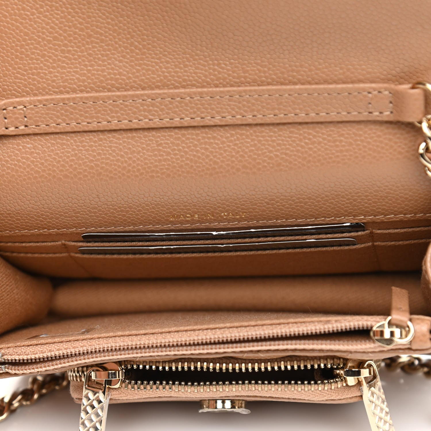 Chanel Caviar Quilted Small Business Affinity Flap Camel 5 of 12