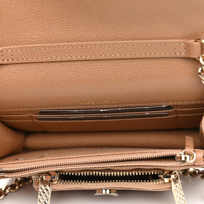 Chanel Caviar Quilted Small Business Affinity Flap Camel 5 of 12