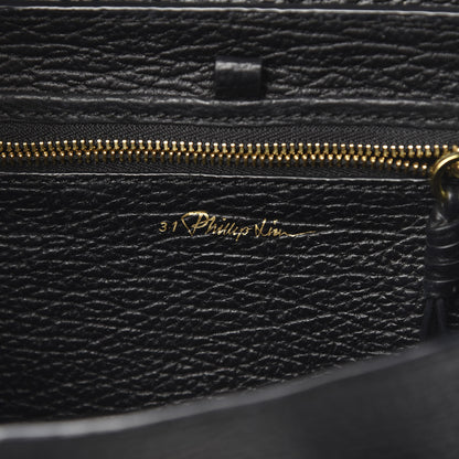 3.1 Phillip Lim 3.1 Textured Calfskin Mini Pashli Satchel Black 6 of 13