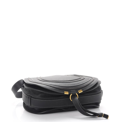 Chloe Calfskin Medium Marcie Round Crossbody Bag Black 4 of 8
