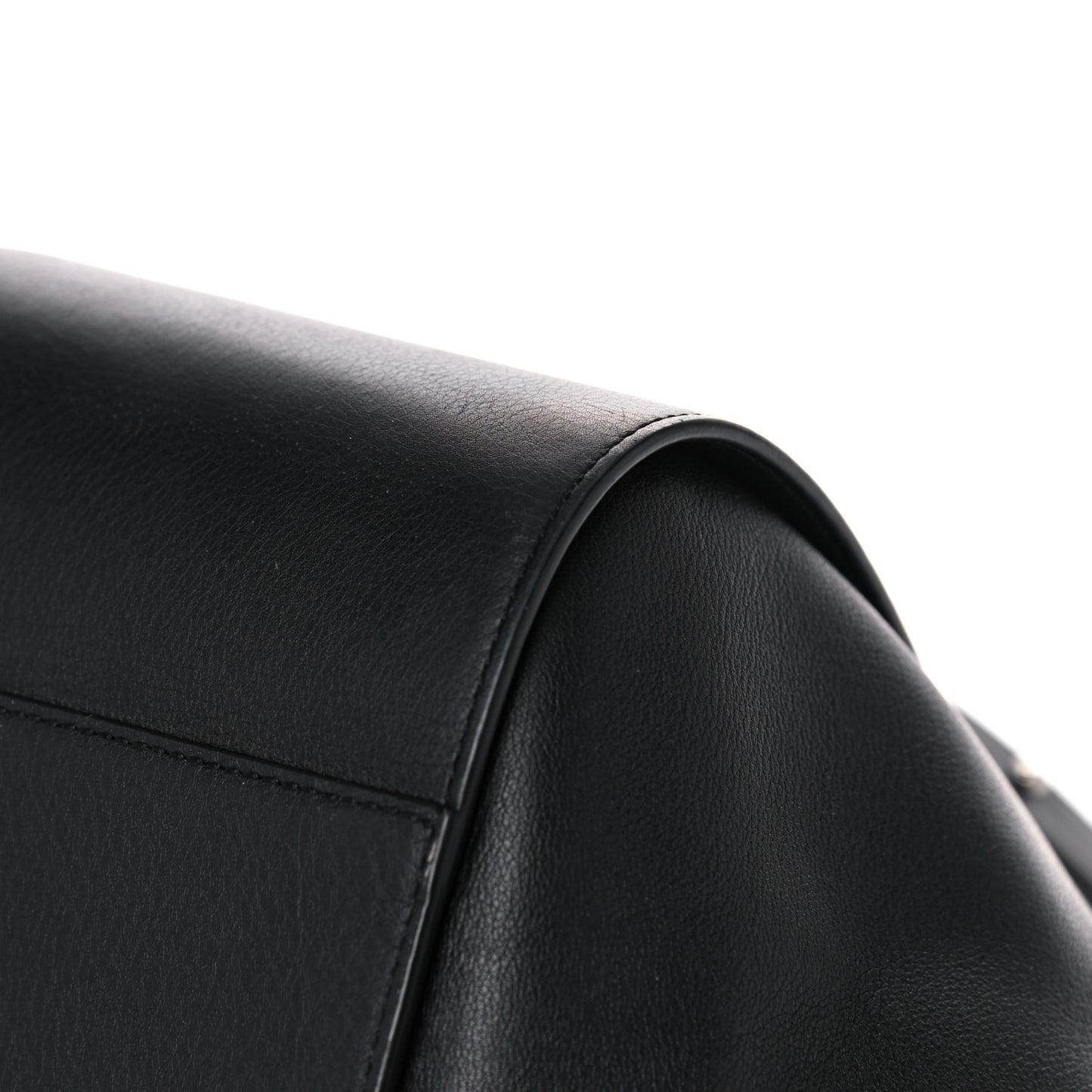 Calfskin Small Hammock Shoulder Bag Black