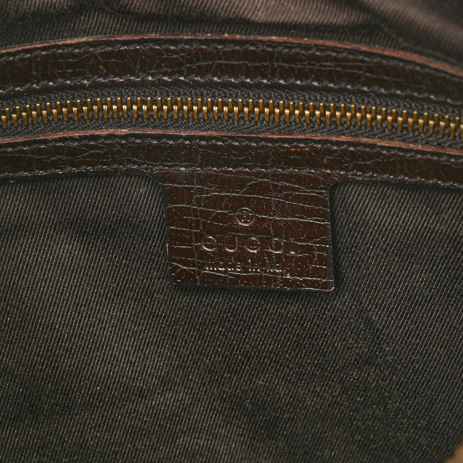 Gucci Monogram Medium Horsebit Chain Hobo Dark Brown 6 of 10