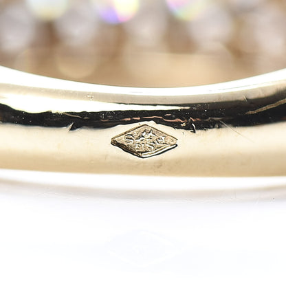 Cartier 18K Yellow Gold Diamond 6mm Etincelle de Band Ring 47 4 7 of 7