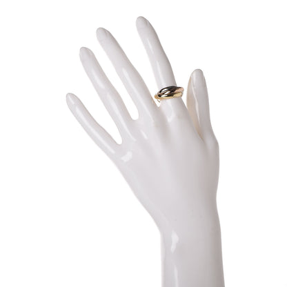 Cartier 18K Pink Yellow White Gold Classic Les Must De Trinity Ring 53 6.25 2 of 7