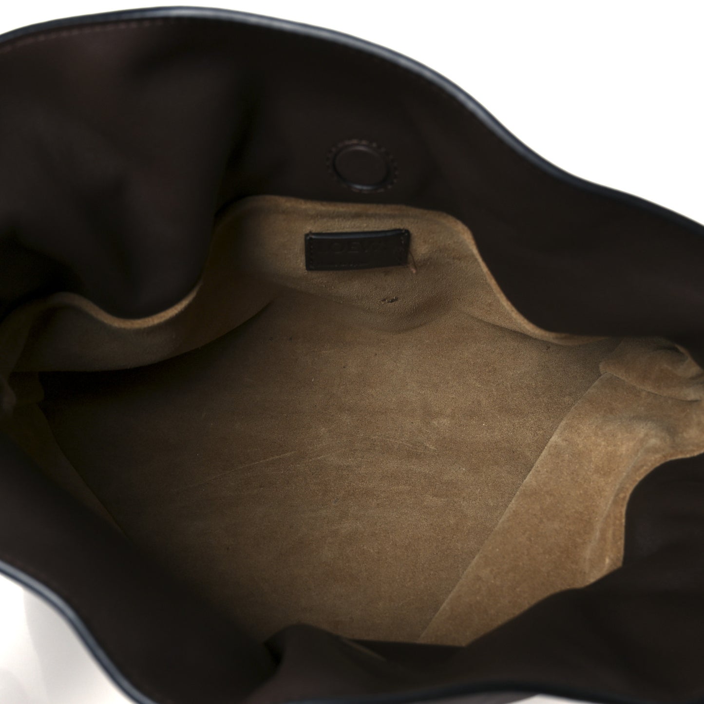 Nappa Medium Flamenco Knot Bag Chocolate