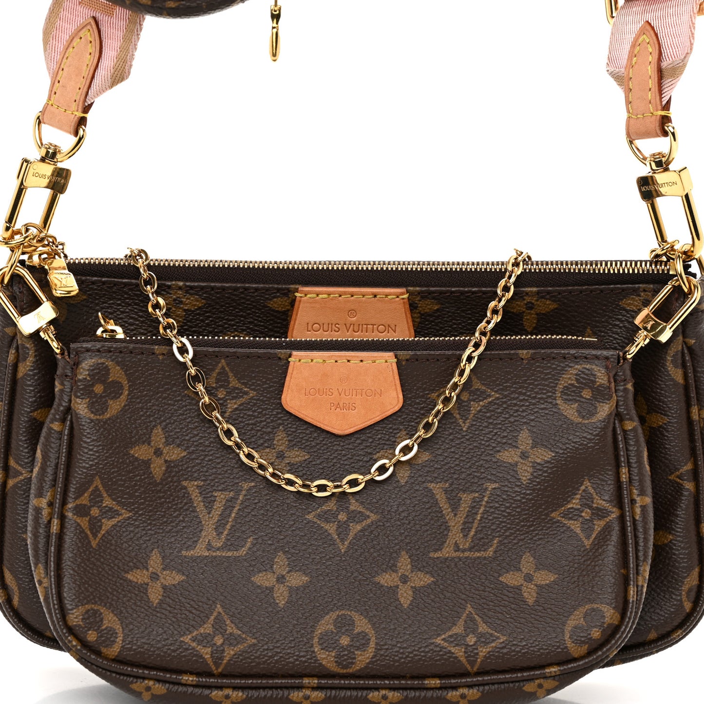 Monogram Multi Pochette Accessories Rose Clair