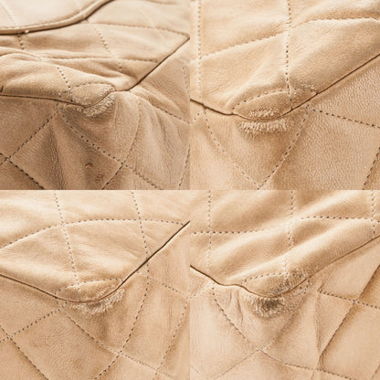 Chanel Lambskin Quilted Jumbo Single Flap Beige 8 of 10