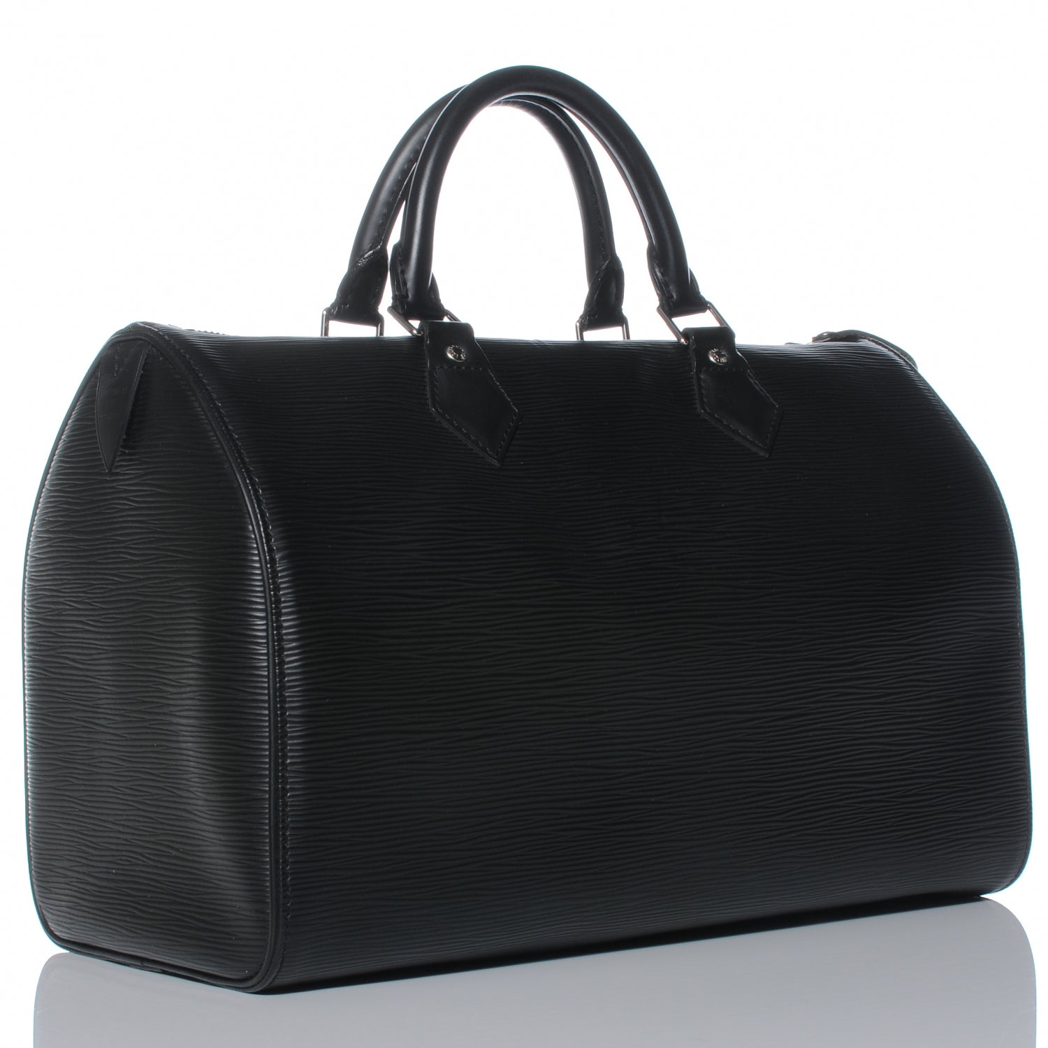 Louis Vuitton Epi Speedy 30 Black 3 of 7