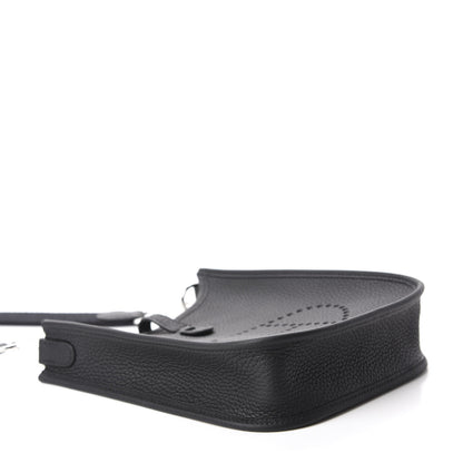 Hermes Taurillon Clemence Evelyne TPM Black 4 of 10