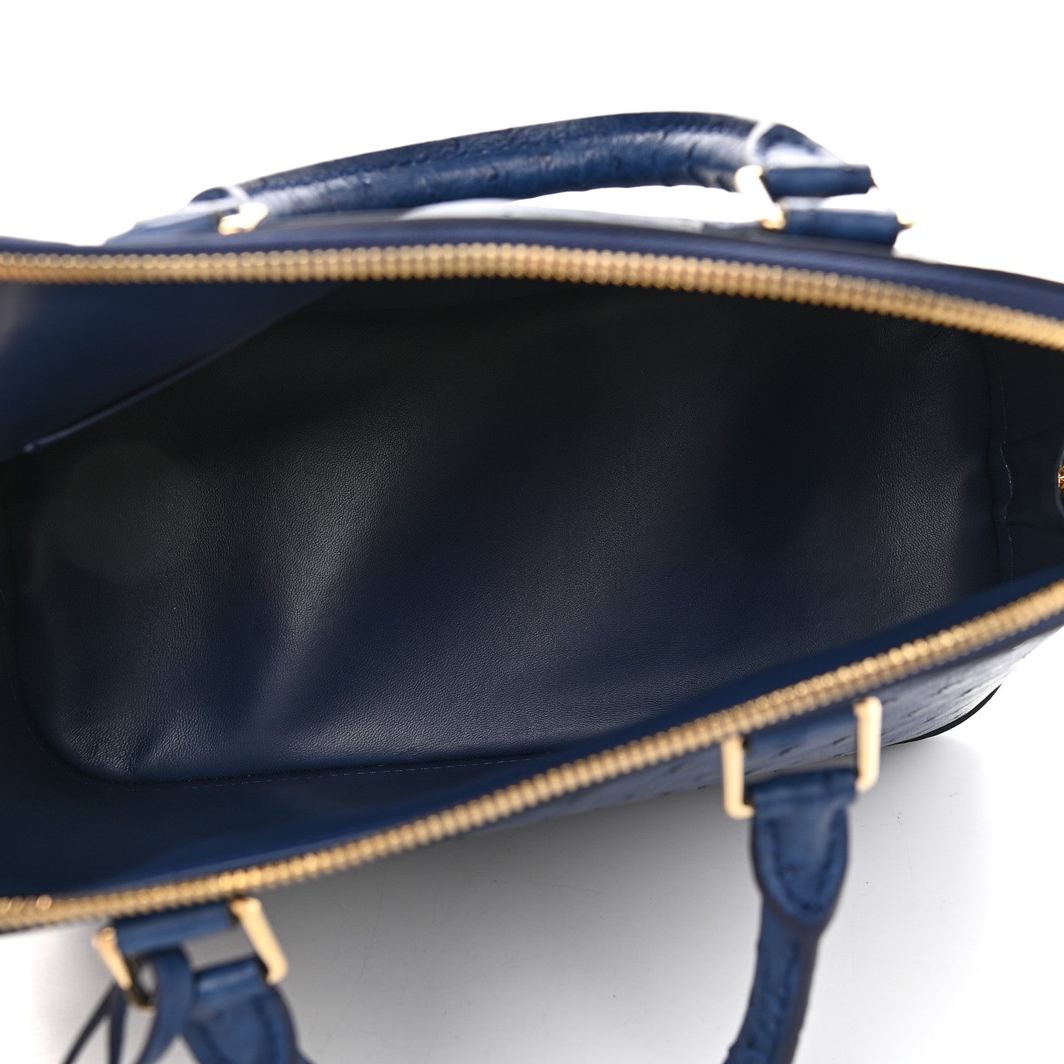 Louis Vuitton Ostrich Alma PM Indigo 4 of 7