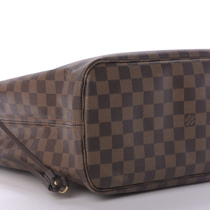 Louis Vuitton Damier Ebene Neo Neverfull MM Rose Ballerine 6 of 11