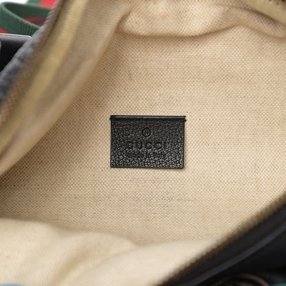 Gucci Grained Calfskin Logo Belt Bag Black 5 of 10