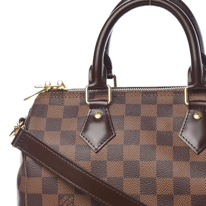 Louis Vuitton Damier Ebene Speedy Bandouliere 25 10 of 11