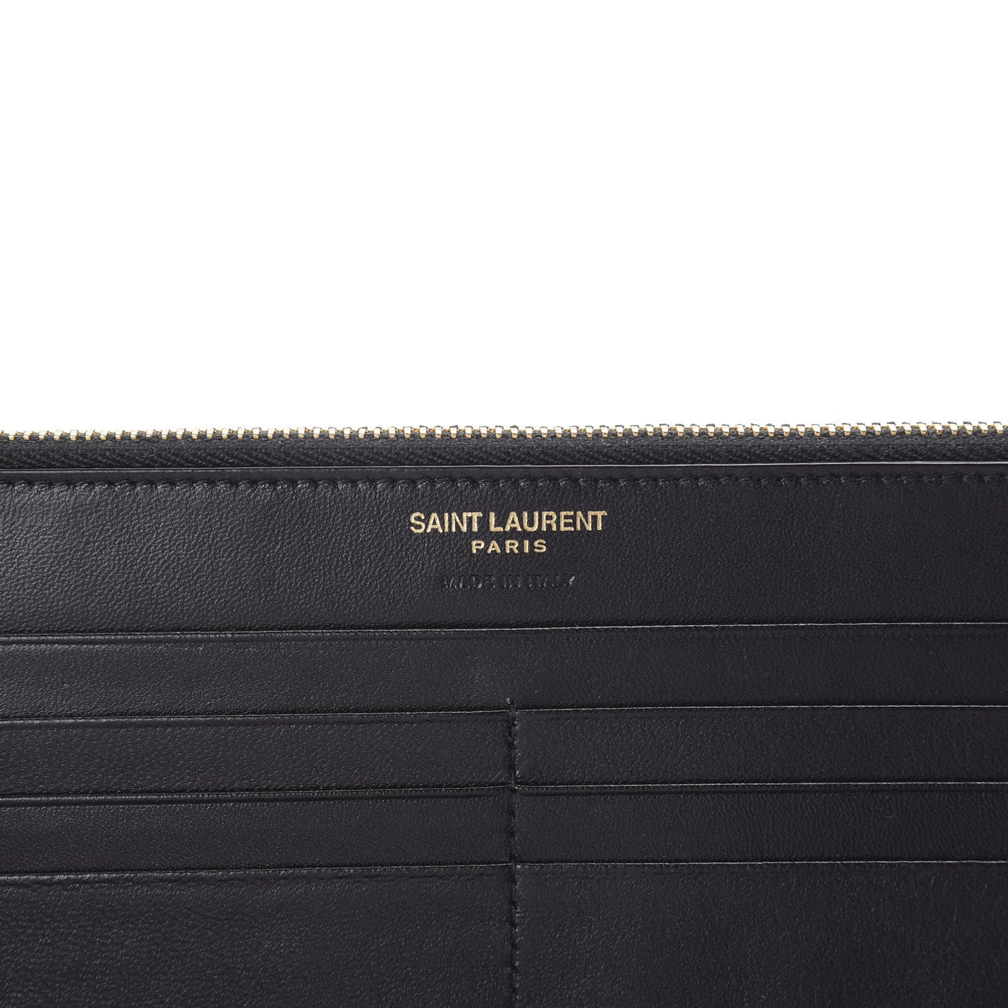 Smooth Shiny Calfskin Monogram Uptown Wallet Black