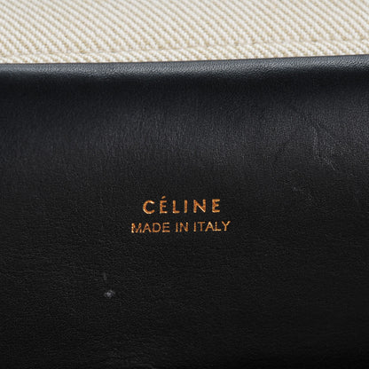 Celine Cotton Canvas Calfskin Mini Belt Bag Black 6 of 8