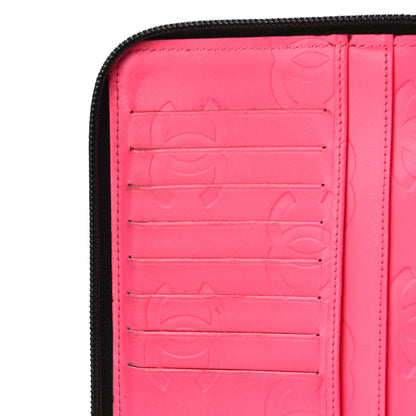 Chanel Calfskin Cambon Zip Around Organizer Wallet Black 22 of 23