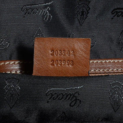 Gucci Leather Large Jockey Hobo Brown 7 of 9
