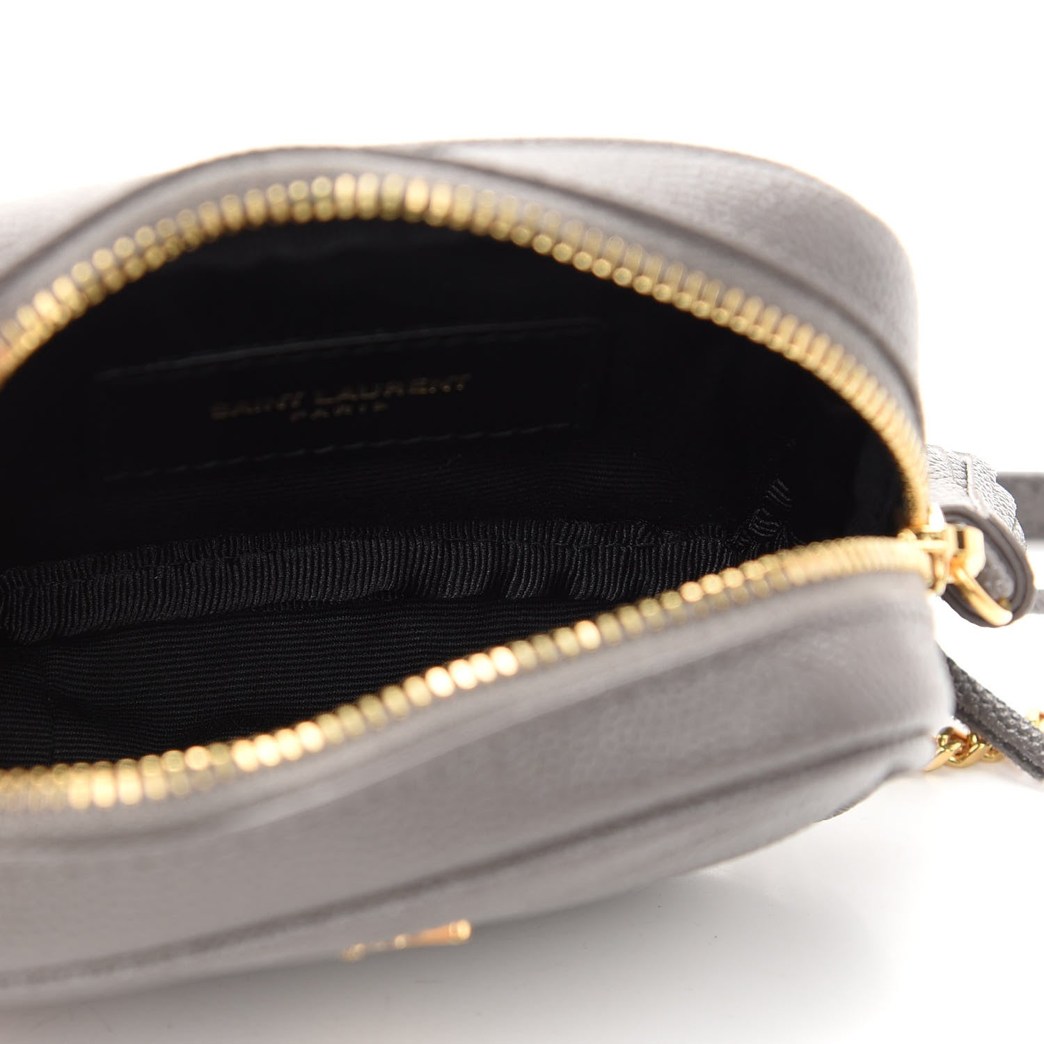 Saint Laurent Grain De Poudre Matelasse Monogram Baby Lou Camera Bag Fog 5 of 9