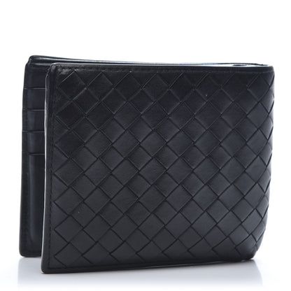 Bottega Veneta Nappa Intrecciato Bi-Fold Wallet Black 3 of 9