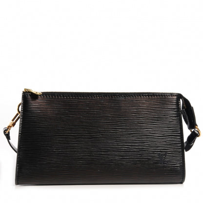 Louis Vuitton Epi Pochette Accessories 21 Black 1 of 7