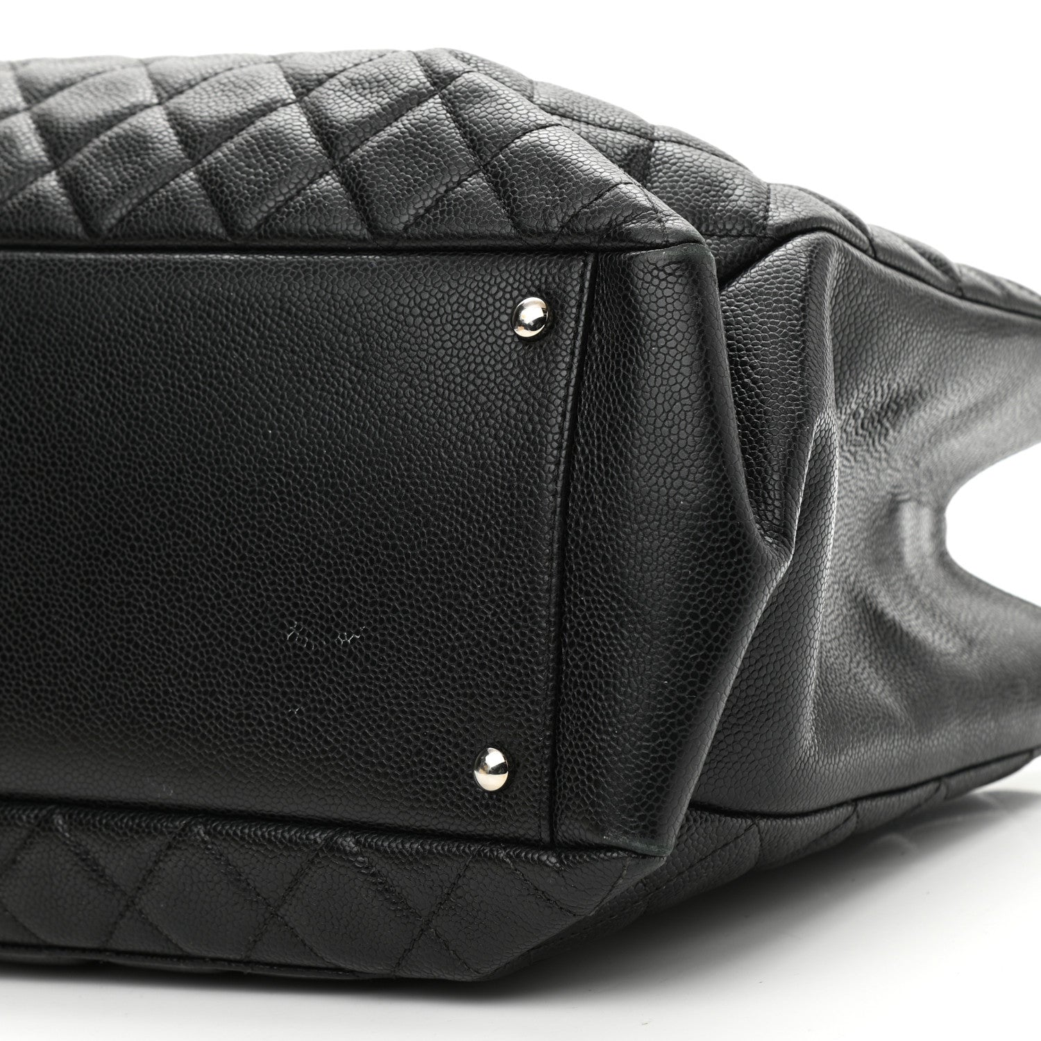 Chanel Caviar Quilted XL Grand Shopping Tote GST Black 9 of 11