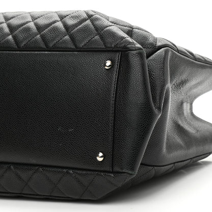 Chanel Caviar Quilted XL Grand Shopping Tote GST Black 9 of 11