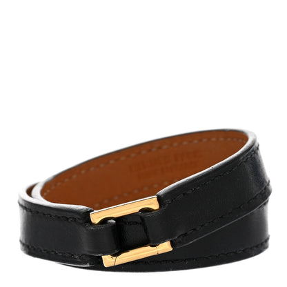 Hermes Box Rivale Double Tour Bracelet T1 Black 3 of 6