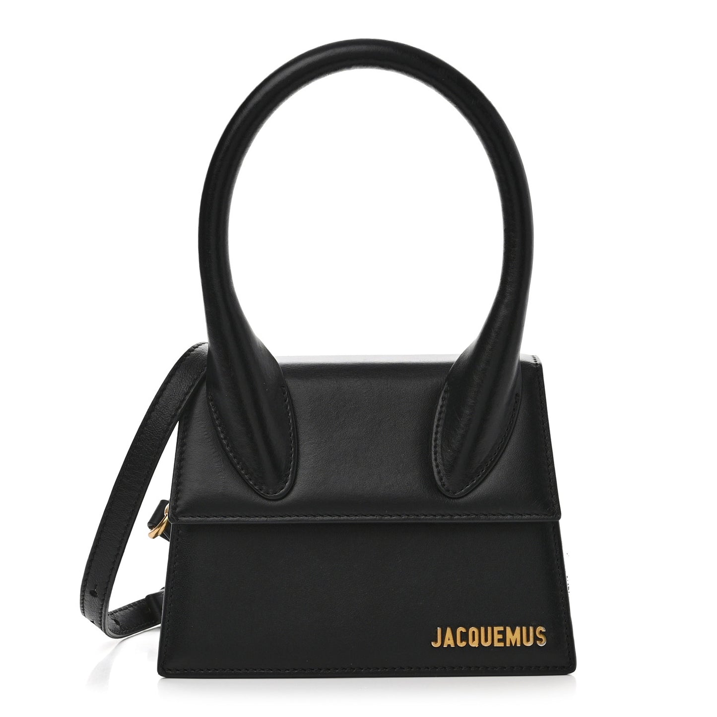 Smooth Calfskin Le Chiquito Moyen Black
