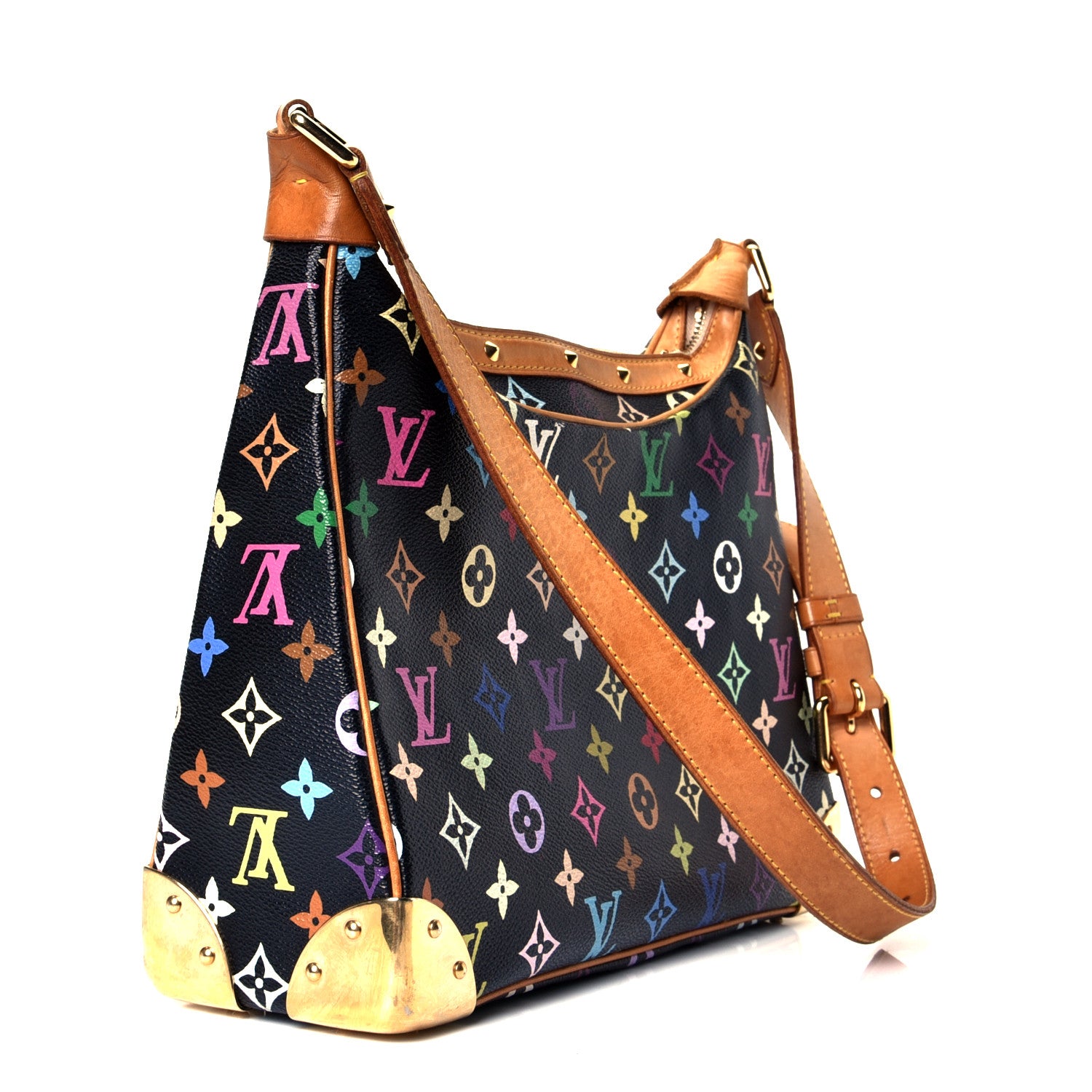 Louis Vuitton Monogram Multicolor Boulogne Black 2 of 4