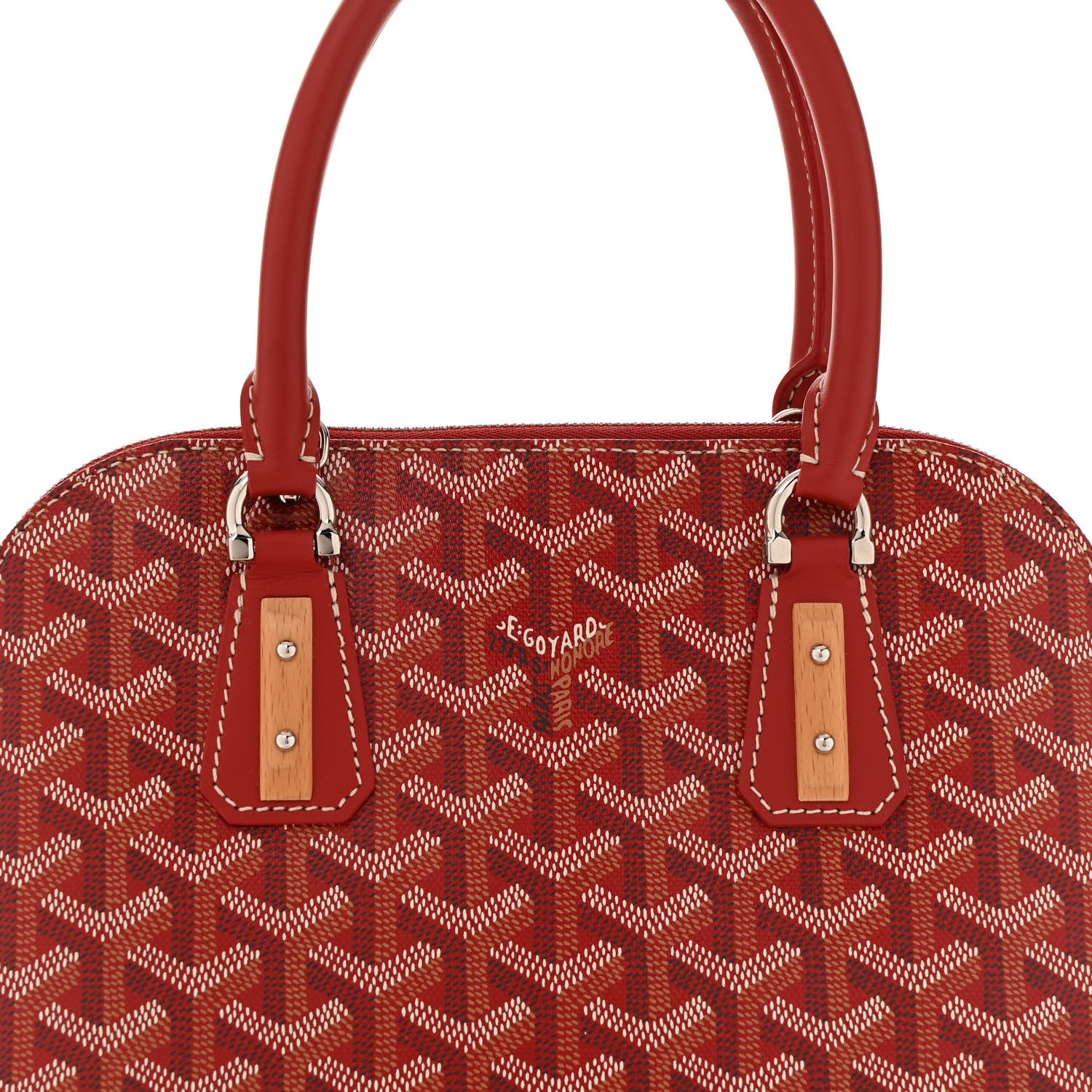Goyard Goyardine Sac Vendome PM Red 7 of 10