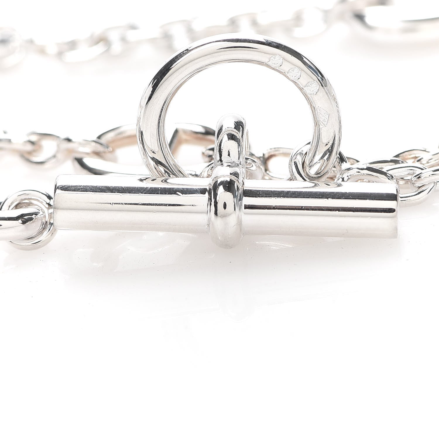 Hermes Sterling Silver Farandole Necklace 120 5 of 7