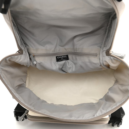 Chanel Nylon Sports Backpack Black White 5 of 18