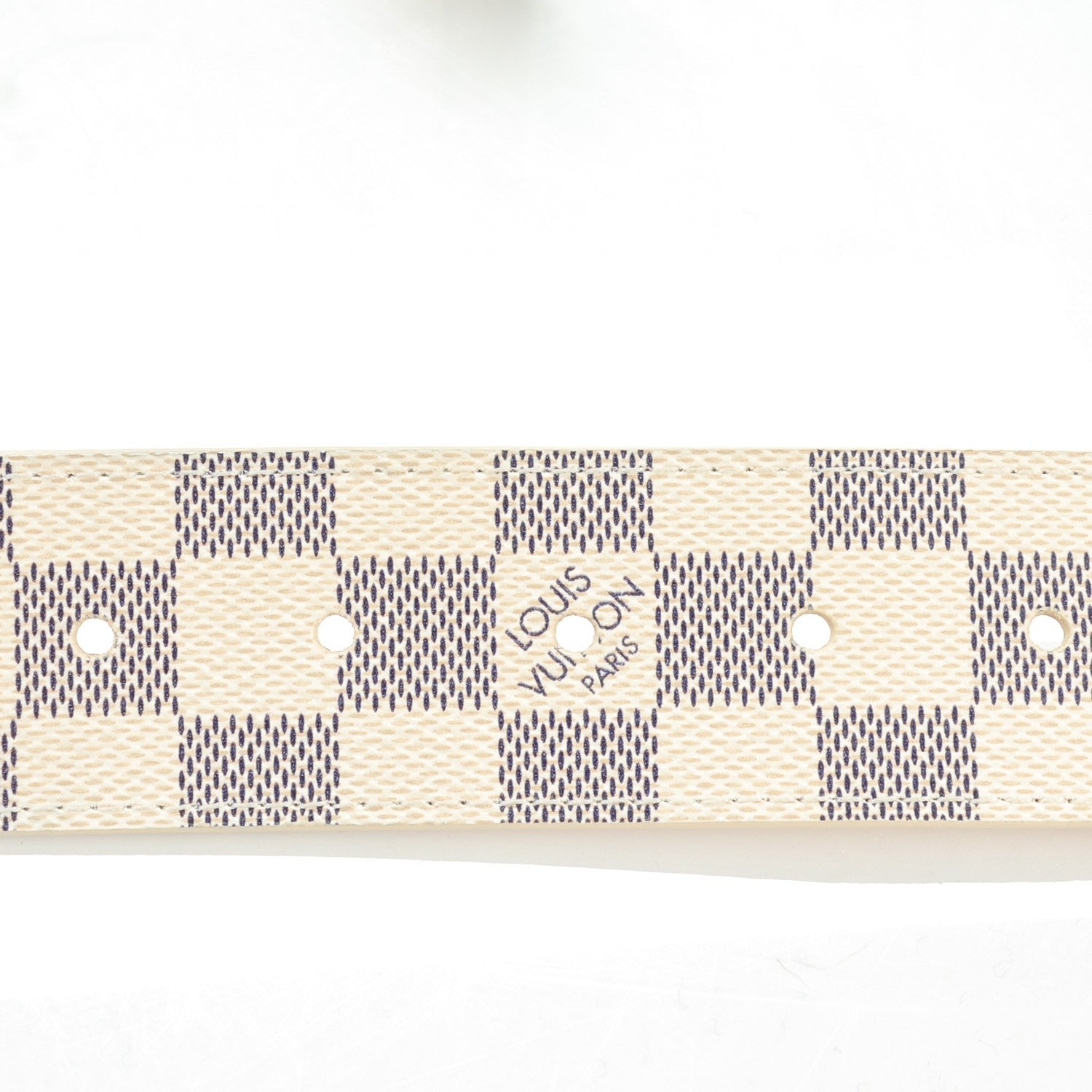 Louis Vuitton Damier Azur LV Initiales Belt 90 36 3 of 8