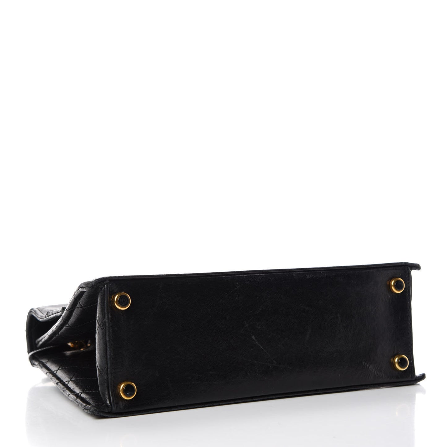 Lambskin Quilted Small Kelly Flap Black