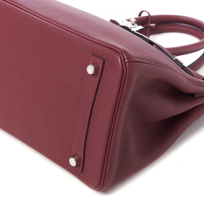 Hermes Togo Birkin 30 Rouge H 8 of 31