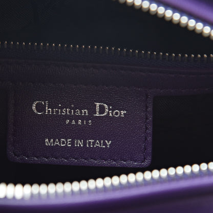 Christian Dior Lambskin Cannage Medium Lady Dior Purple 6 of 10